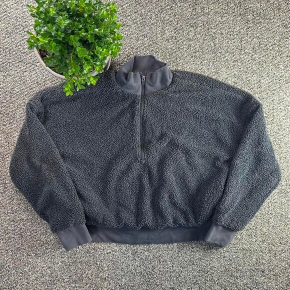 Fabletics Tops - Fabletics Women's Black and Grey Sweatshirt